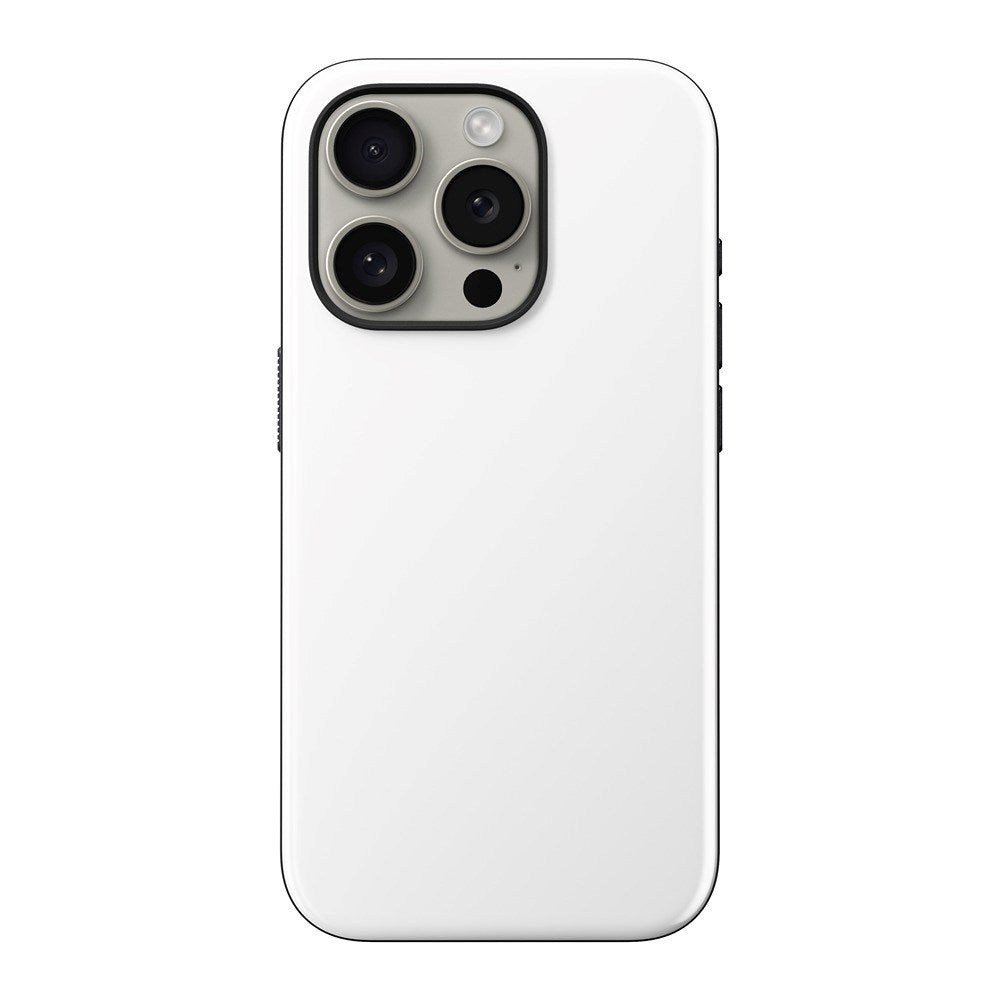 iPhone 15 Pro Nomad Sport Cover - MagSafe Kompatibel - Hvid