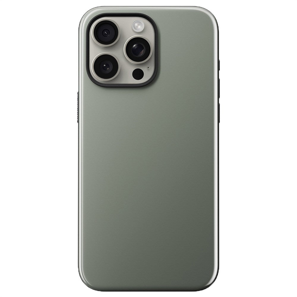 iPhone 15 Pro Max Nomad Sport Cover - MagSafe Kompatibel - Mosgrøn