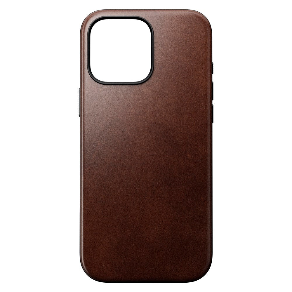 iPhone 16 Pro Max Modern Nomad Horween Leather Cover - MagSafe Kompatibel - Brun