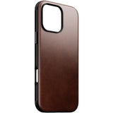 iPhone 16 Pro Max Modern Nomad Horween Leather Cover - MagSafe Kompatibel - Brun