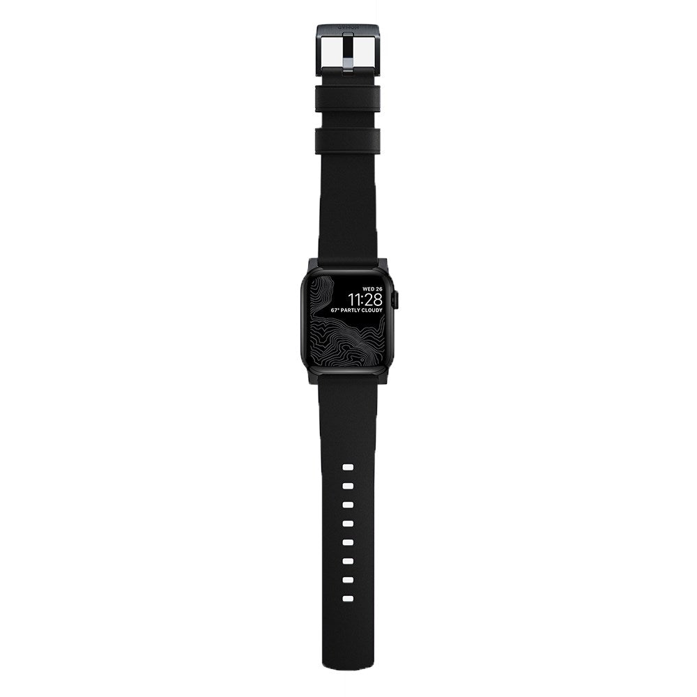 Nomad Apple Watch (42/44/SE/45/46/49mm) Active Band Pro Rem - Black / Black Hardware