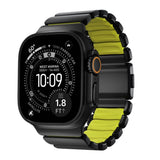 Nomad Apple Watch (42 / 44 / SE / 45 / 46 / 49mm) Stratos Rem - Black Titanium - Volt