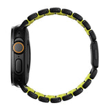 Nomad Apple Watch (42 / 44 / SE / 45 / 46 / 49mm) Stratos Rem - Black Titanium - Volt