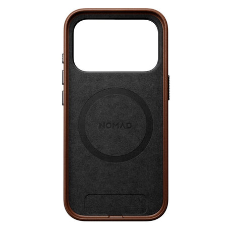 iPhone 17 Pro - Nomad Traditional Leather Cover - MagSafe Kompatibel - Brown