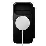 iPhone 17 Pro - Nomad Modern Leather Folio Cover - MagSafe Kompatibel - Black