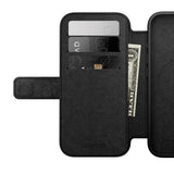 iPhone 17 - Nomad Modern Leather Folio Cover - MagSafe Kompatibel - Black