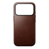 iPhone 17 Pro - Nomad Modern Horween Leather Cover - MagSafe Kompatibel - Rustic Brown