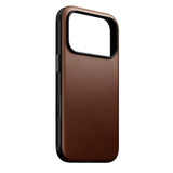 iPhone 17 Pro - Nomad Modern Leather Cover - MagSafe Kompatibel - Brown