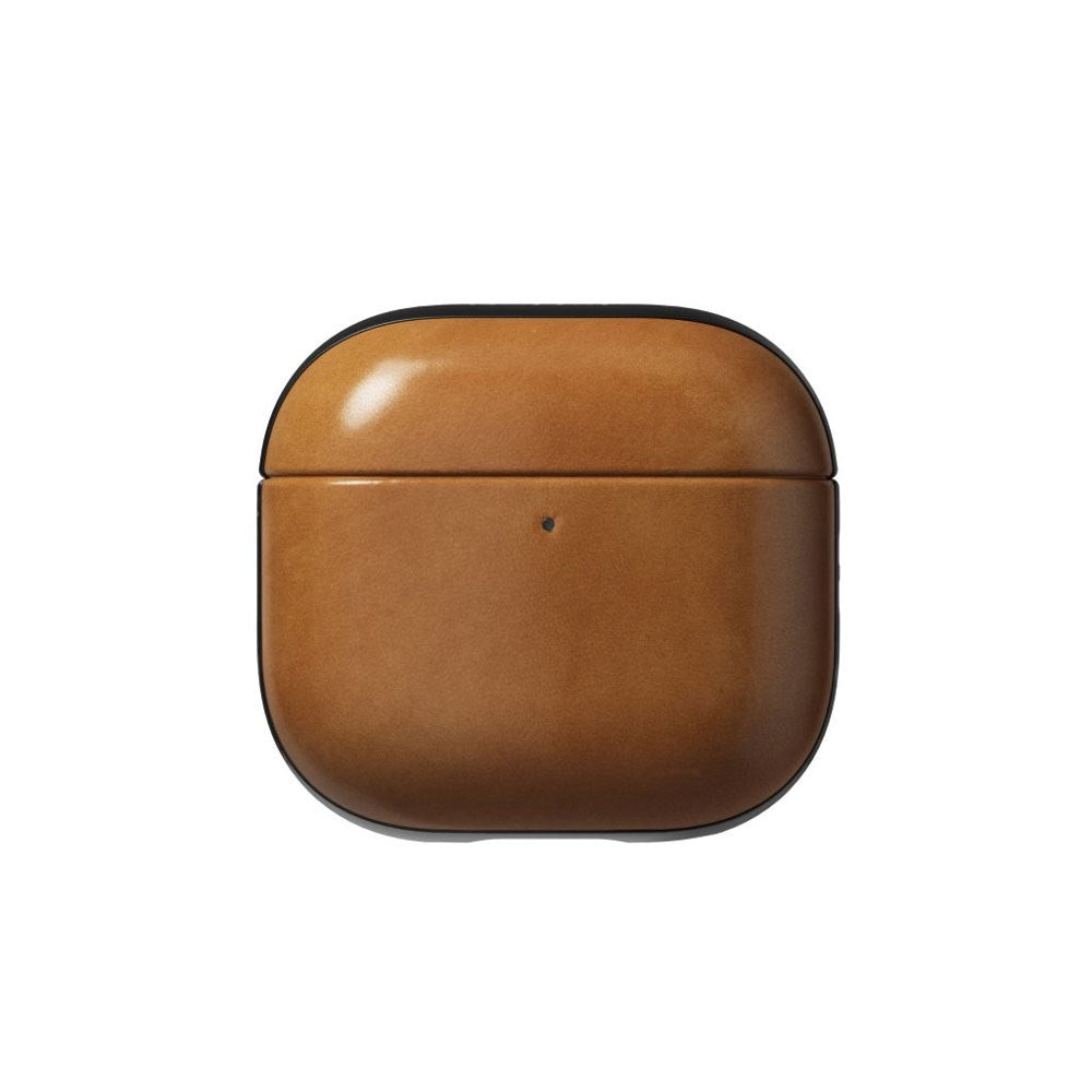 AirPods (4. Gen.) Nomad Modern Leather Case - Lysebrun