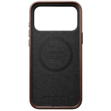 iPhone 18 Pro Nomad Traditional Horween Leather Bagside Cover - MagSafe Kompatibel - Rustic Brown