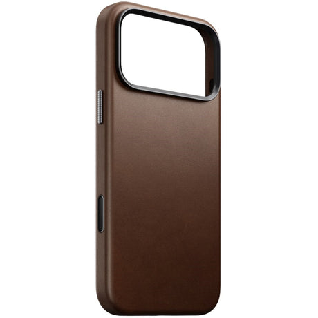 iPhone 18 Pro Max / 17 Pro Max Nomad Traditional Leather Bagside Cover - MagSafe Kompatibel - Brown