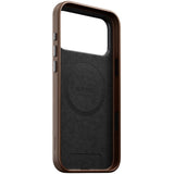 iPhone 18 Pro Nomad Traditional Leather Bagside Cover - MagSafe Kompatibel - Brown