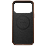 iPhone 18 Pro Max Nomad Traditional Leather Bagside Cover - MagSafe Kompatibel - Brown