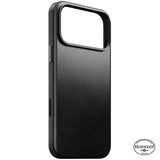 iPhone 18 Pro Nomad Traditional Horween Leather Bagside Cover - MagSafe Kompatibel - Black
