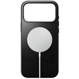 iPhone 18 Pro Nomad Traditional Horween Leather Bagside Cover - MagSafe Kompatibel - Black
