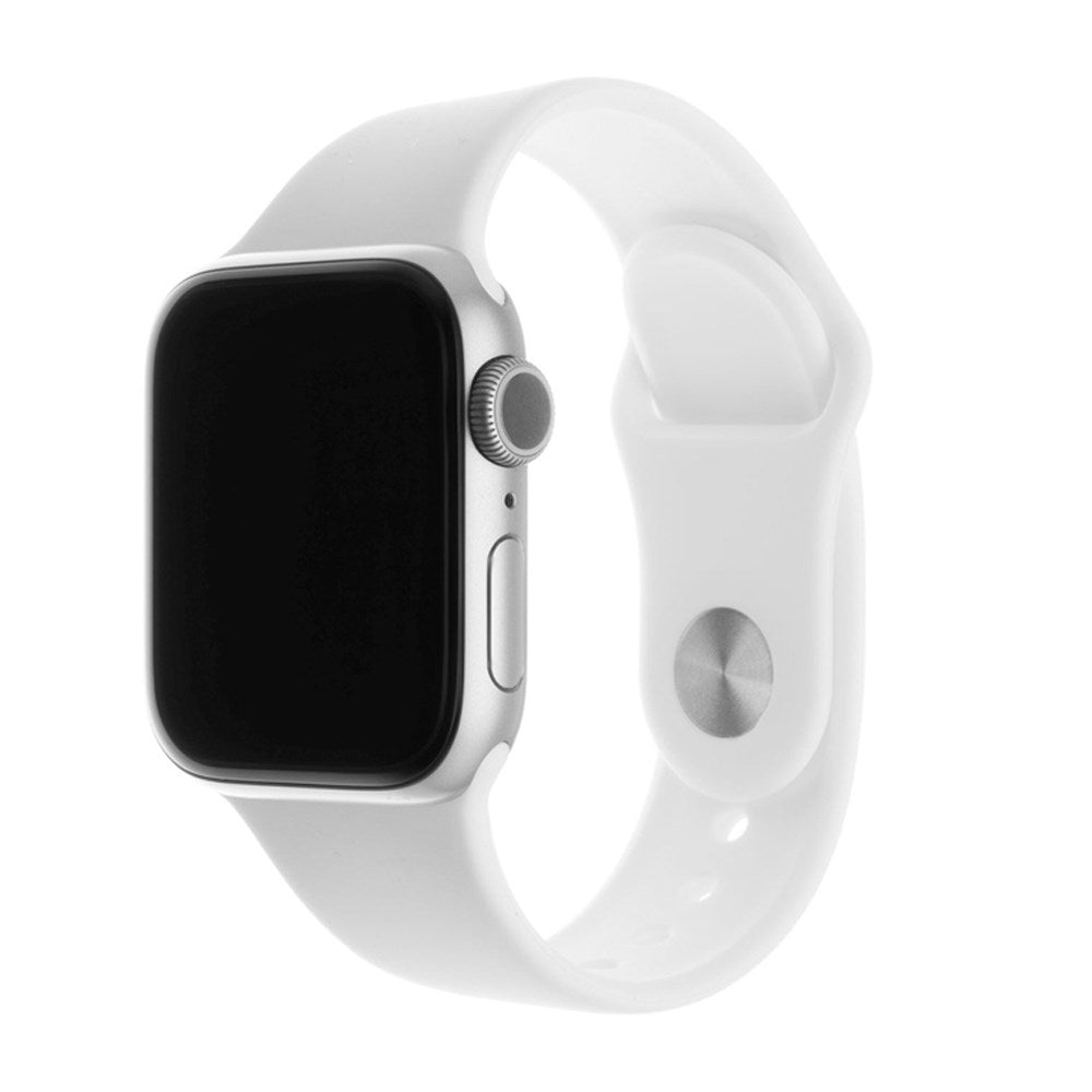 Fixed Apple Watch (42/44/SE/45/46/49mm) Silikone Rem Sæt - Hvid