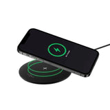 15W Trådløs Oplader - Fixed SlimPad - Sort