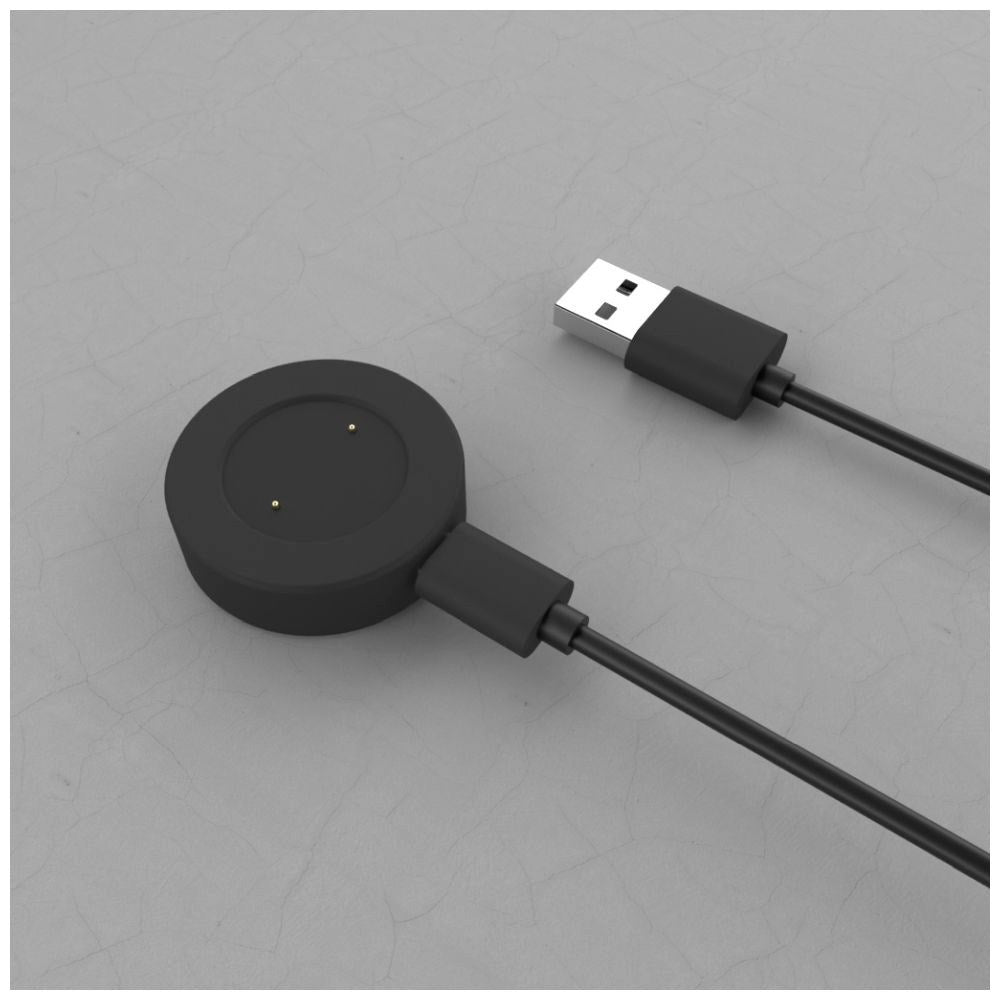 Fixed USB-A  Ladekabel til Huawei Watch - Sort