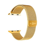 Apple Watch (38 / 40 / SE / 41 / 42mm) - Fixed Mesh Metal Rem - Guld
