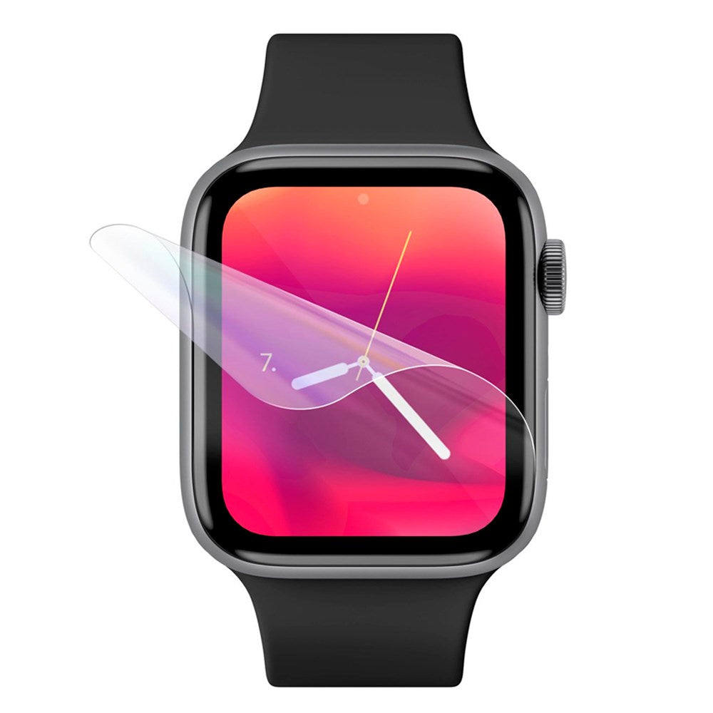 Fixed Apple Watch 9 / 8 / 7 (45mm) Invisible Beskyttelsesfilm - 2 stk. - Gennemsigtig