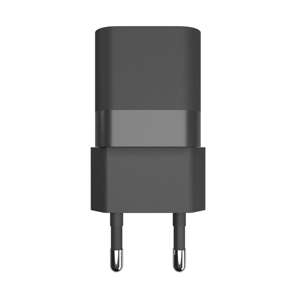 Fixed Mini Vægoplader 20W m. USB-A & USB-C - Sort