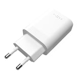 Fixed 35W PD 2x USB-C Hurtig Vægoplader - Hvid