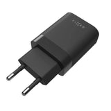 Fixed 35W PD 2x USB-C Hurtig Vægoplader - Sort