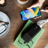 Fixed 2 x USB-A 1 x USB-C 20W Power Bank 20.000 mAh - Sort