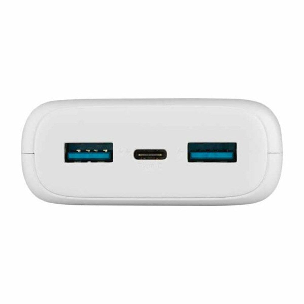 Fixed 2 x USB-A 1 x USB-C 20W Power Bank 20.000 mAh - Hvid