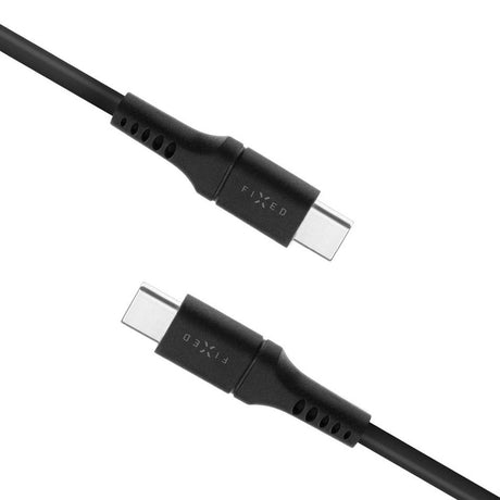 Fixed Liquid 60W USB-C til USB-C Kabel - 0.5m - Sort