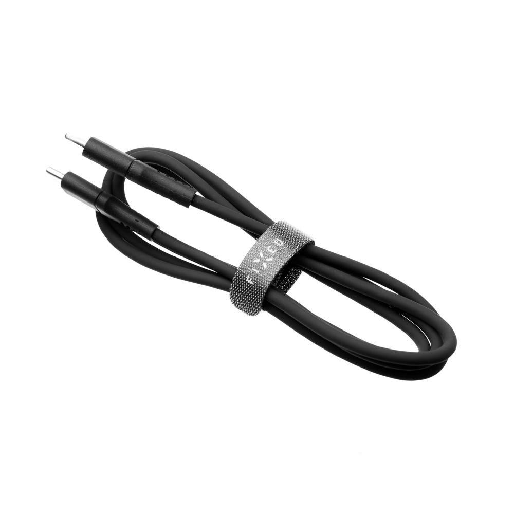 Fixed Liquid 60W USB-C til USB-C Kabel - 1.2m - Sort