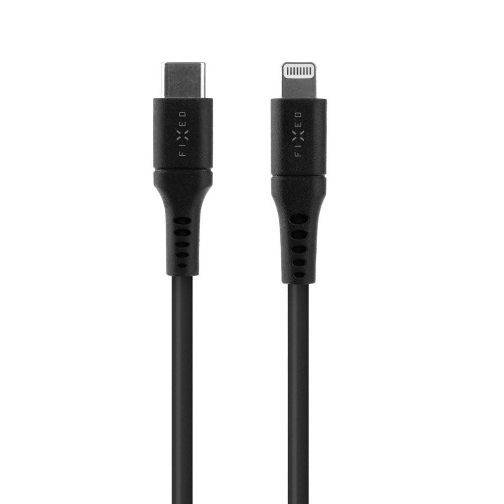 Fixed Liquid 60W USB-C til Lightning Kabel - 0.5m - Sort