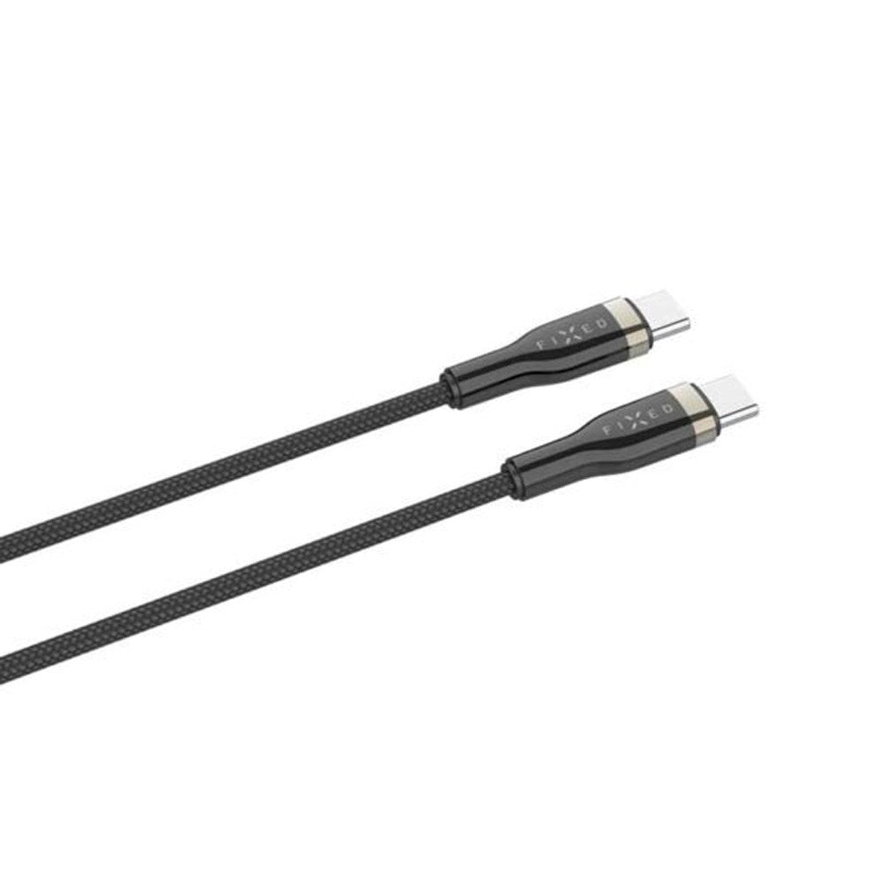 Fixed Metal 100W USB-C til USB-C PD Kabel 1.2m - Sort