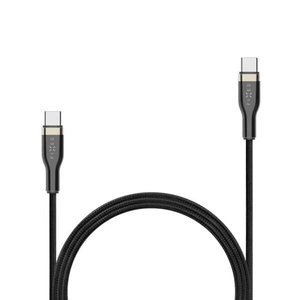 Fixed Metal 100W USB-C til USB-C PD Kabel 1.2m - Sort