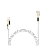 Fixed Metal 100W USB-C til USB-C PD Kabel 1.2m - Hvid