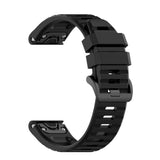 Fixed Universal Garmin 22mm Silikone Rem m. QuickFit - Sort