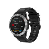 Fixed Universal Garmin 26mm Silikone Rem m. QuickFit - Sort