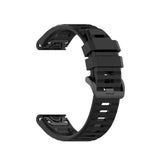 Fixed Universal Garmin 26mm Silikone Rem m. QuickFit - Sort