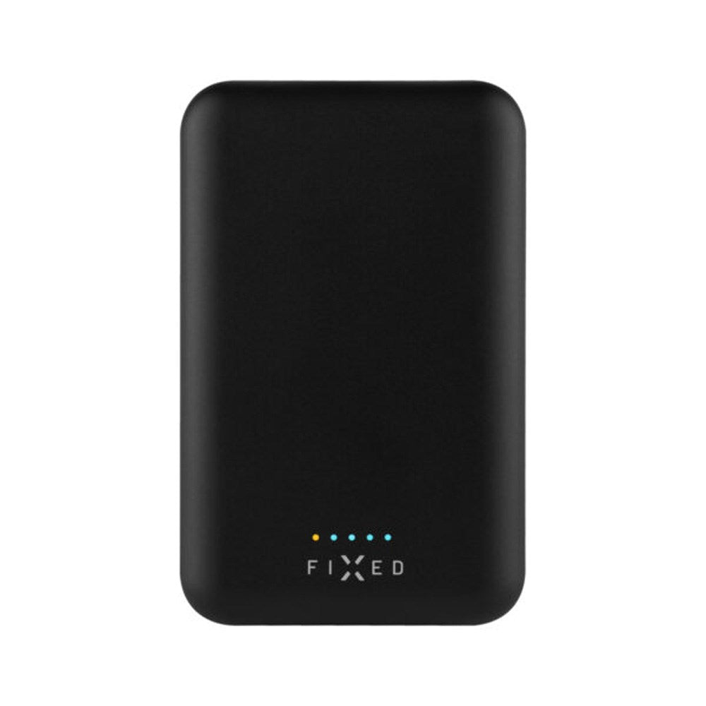 Fixed Power Bank m Trådløs Opladning 6.000 mAh - Sort