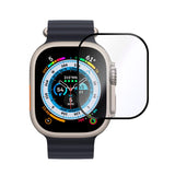 Fixed Apple Watch Ultra 1 / 2 (49mm) Armor Hærdet Glas Skærmbeskyttelse - Sort Kant