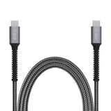 Fixed Armor 240W USB-C til USB-C PD Kabel m. Forstærkede Ender 1.2m - Grå