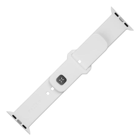 Fixed Apple Watch (42/44/SE/45/46/49mm) Sporty Wide Silikone Rem Sæt - Hvid