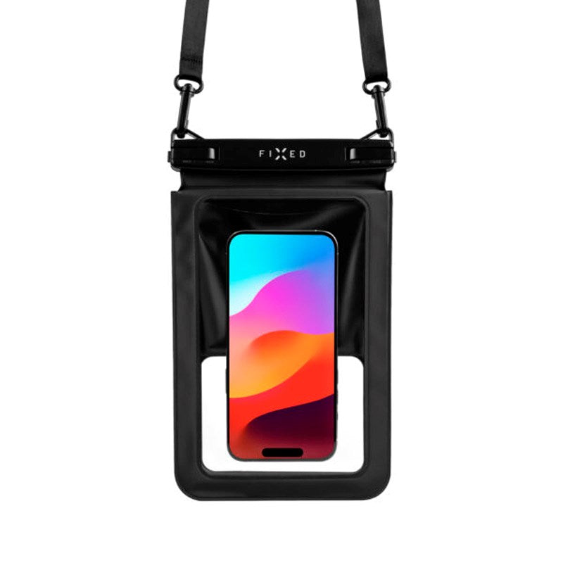 Fixed Float Case Twin 2-i-1 Vandtæt Universal Case - (Maks. Mobil Str.: 195 x 135mm) - Sort