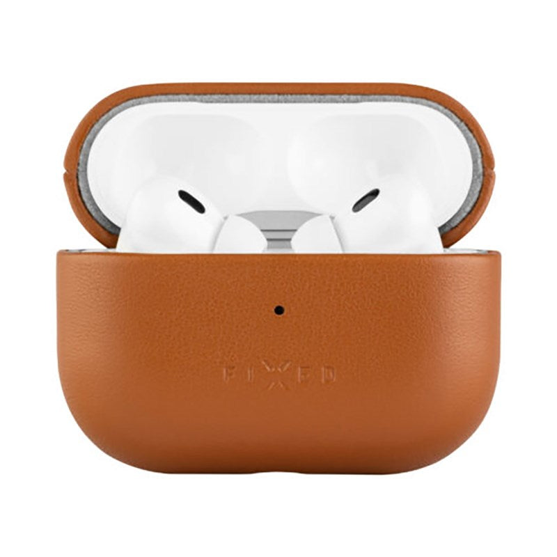 Fixed AirPods (3. gen.) Ægte Læder Cover - Brun