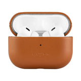 Fixed AirPods Pro (2. gen) Ægte Læder Cover - Brun