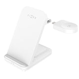 Fixed Trådløs 3-in-1 Opladningsstation til Samsung - Hvid
