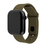 Fixed - Apple Watch (42 / 44 / SE / 45 / 46 / 49mm) Sporty Silikone Rem Sæt - Grøn