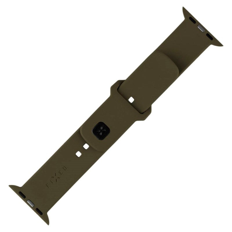 Fixed - Apple Watch (42 / 44 / SE / 45 / 46 / 49mm) Sporty Silikone Rem Sæt - Grøn