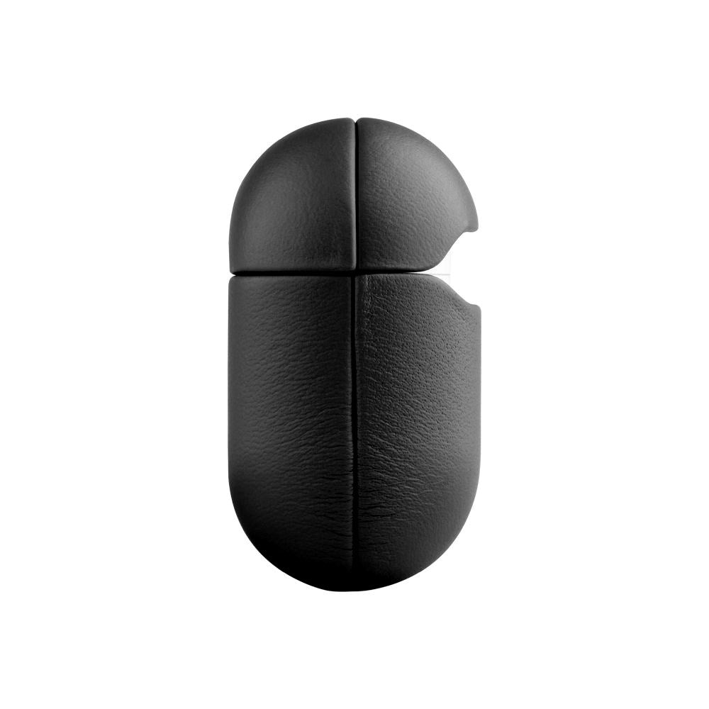Fixed - Apple AirPods (4. gen.) - Ægte Læder Case - Sort