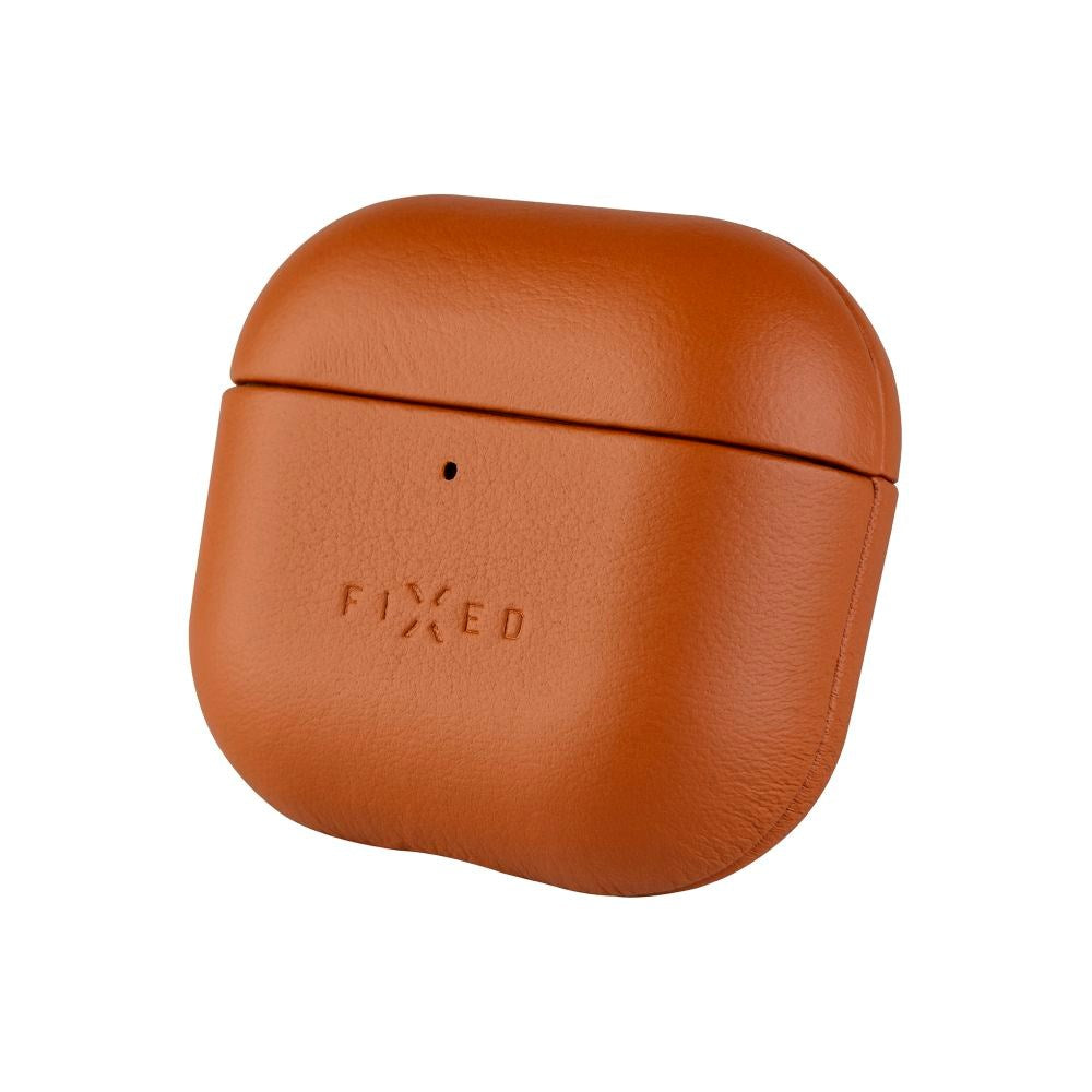 Fixed - Apple AirPods (4. gen.) - Ægte Læder Case - Brun